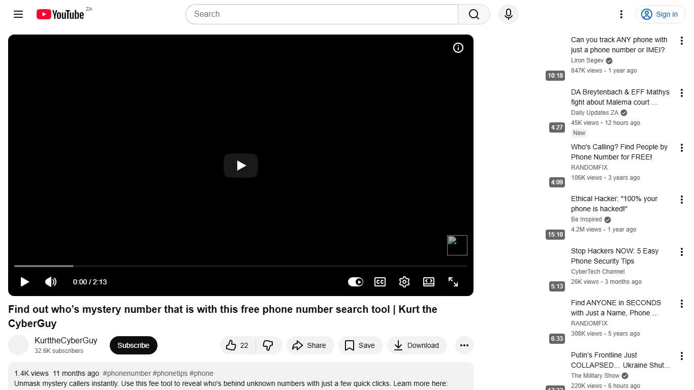 Find out who’s mystery number that is with this free phone number search tool | Kurt the CyberGuy - YouTube